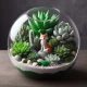 Top các mẫu Terrarium sen đá đẹp và cách để làm tự làm tại nhà